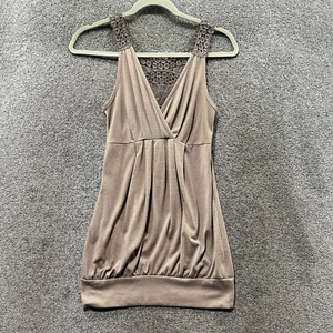 Vintage Y2k Blu Heaven Babydoll Tanktop Damen klein braun Boho Hippie Fee Grunge - Bild 1 von 11