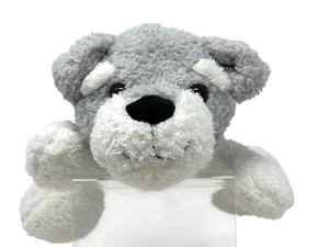 SPARK CREATE IMAGINE Puppy Dog Gray White 11" Plush Lying Down Husky Schnauzer - Picture 1 of 6