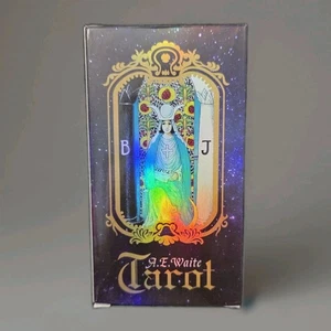 A.E. Baraja de Tarot Waite - Acabado Holográfico Prismático Sobre Arte Original - CIB - Imagen 1 de 3