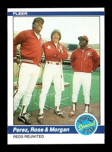 Pete Rose / Joe Morgan / Perez ⚾ 1984 Fleer #636 Philadelphia Phillies NM-MINT - Picture 1 of 2