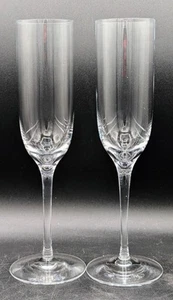 Paar Vintage Tiffany & Co Kristall klassische 9" Champagnerflöten - Bild 1 von 7