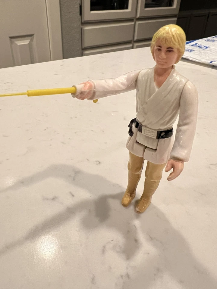1977 HK Kenner Star Wars Luke Skywalker Farmer Blonde telescopic Lightsaber READ - Image 1 of 4