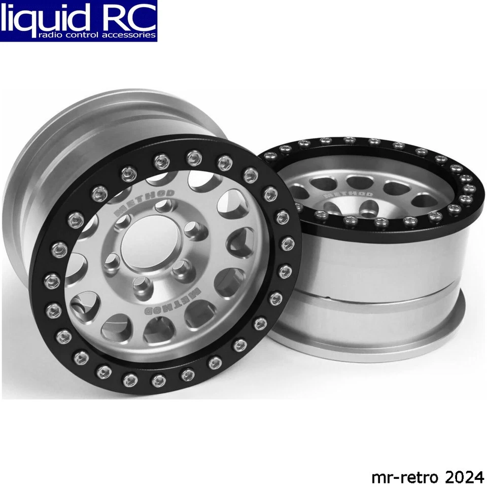 Vanquish Products 07914 Method 1.9 Race Wheel 105 Clear/Black Anodized 2 - Image 1 of 1