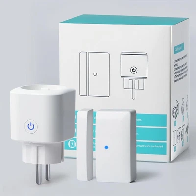 30M Fensterkontaktschalter Für Dunstabzugshaube Funk Abluftsteuerung Ofen Kamin - Bild 1 von 4