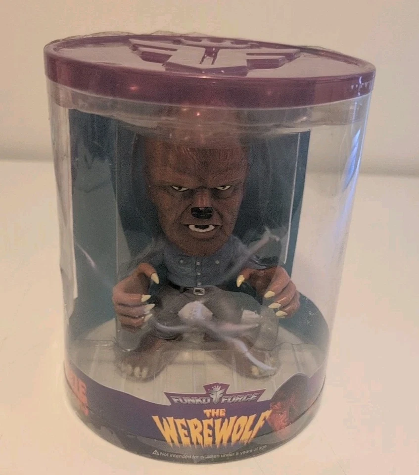 The Werewolf Funky Force Figure Movie Monsters 6” Sealed Damaged Box 2009 - image 1 of 4