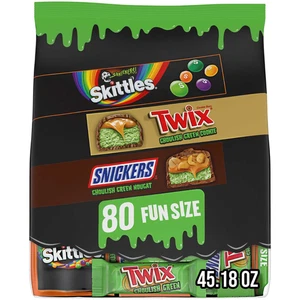 Mars Ghoulish Green, Halloween Variety Pack Süßigkeiten, Fun Size, 80 Teile - Bild 1 von 7