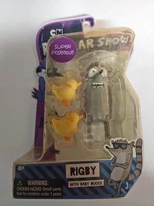 Regular Show Rigby with baby ducks (Super poseable) Action Figure BRANDNEW - Picture 1 of 3