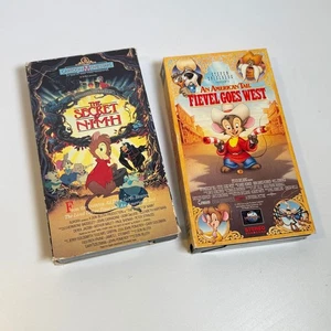 The Secret of NIMH VHS 1982 Original Release & Fever Goes West VHS - Picture 1 of 4