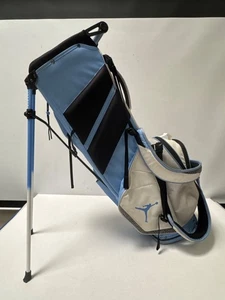 Michael Jordan #23 Baby Blue White & Grey Fadeaway 6 Way Golf Bag w/ Stand - Picture 1 of 9