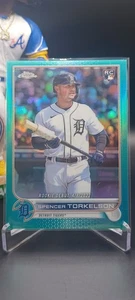 🔥Spencer Torkelson (RC)🔥Aqua Refractor /250🔥2022 Topps Chrome Update #USC157 - Picture 1 of 6