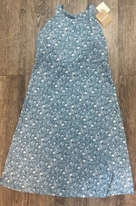 Vestido Patagonia Magnolia Primavera Azul Jersey Sin Mangas Mini Atlético Talla M - Imagen 1 de 8