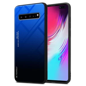 Custodia per Samsung Galaxy S10 5G Cover Telefono Vetro Temperato TPU Silicone - Foto 1 di 33