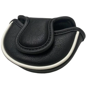 Golf Half Mallet Putter Cover Classic Black or White Golf Mid Mallet Putter H... - Picture 1 of 6