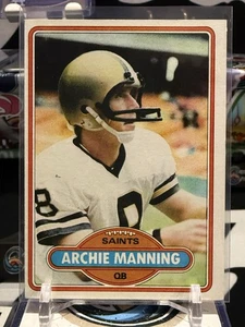 1980 Topps #93 Archie Manning QB Saints JH 13i - Picture 1 of 2