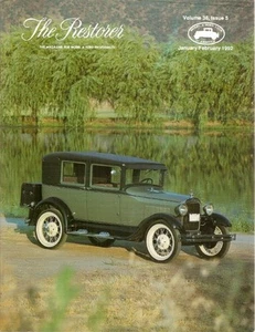 THE RESTORER - MODEL A - 1992 JAN/FEB - WINDSHIELD GLASS, KEYS AND INSTURMENTS - Imagen 1 de 1