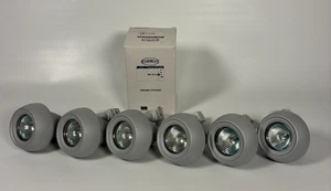Set of 6 Con-Tech Silver Cylinder Low Voltage Mini Track Light Fixture MCT5116 - Picture 1 of 10