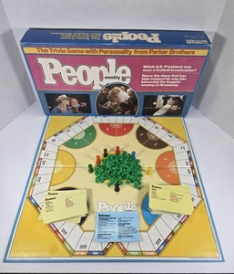 Vintage 1984 People Weekly Trivia Familien Brettspiel vollständig  - Bild 1 von 12