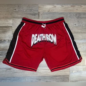 NEU Headgear Classics rot Death Row Records Herren Basketball Shorts Größe 4x - Bild 1 von 13