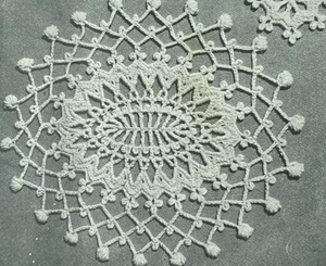 Vintage 1946 Crochet Pattern Lily HOSTESS DELIGHT Doily TEA PARTY Coaster Set  - Picture 1 of 1
