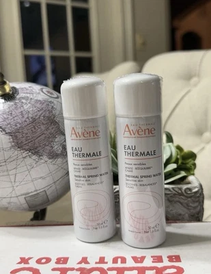 2 Avene Eau Thermale Thermal Spring Water - 50 mL/1.6 fl. oz ea - Sealed - Image 1 of 4