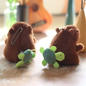 PP Cotton Capybara Key Ring Cross Dressing Cartoon Animal Keychain Women - Picture 1 of 11