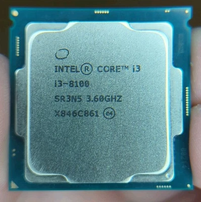 Intel Core i3-8100 3.60GHz 4 Core Coffee Lake LGA1151 CPU SR3N5 Desktop - Image 1 of 2