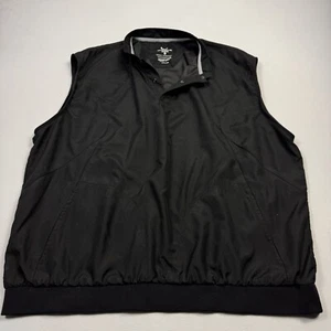 SUNICE Men’s Windbreaker Jacket Vest Polyester Nylon Classic Fit Black 2XL - Picture 1 of 8