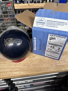 NEU - NEU IM KARTON 15lb Brunswick "VAPORIZE" UNGEBOHRT - NIB - Bild 1 von 1