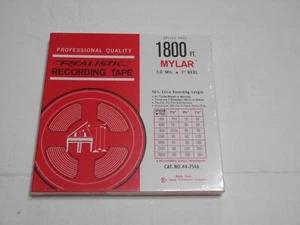 Realistic Mylar Professional Reel To Reel Blank Tapes (3) Sealed - Picture 1 of 2