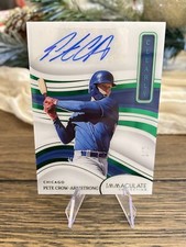 2023 Panini Immaculate Pete Crow-Armstrong Clearly Auto /5 Cubs! Future ⭐️!!!
