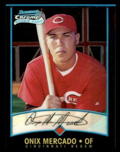 2001 Bowman Chrome  Refractor #184 Onix Mercado  RC