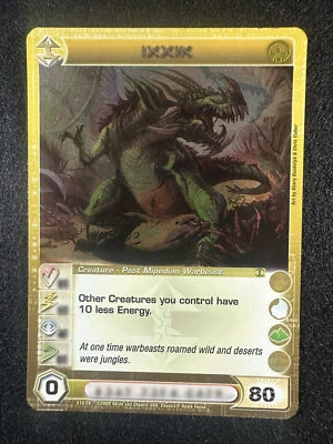 Chaotic TCG Min E 80 Ixxik S15/26 AU 1st Ed Foil Rare NM/LP - Image 1 of 2