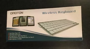 Wireless Bluetooth QWERTZ Keyboard For PC Latptop Desktop UNWANTED GIFT-NEW - Picture 1 of 3