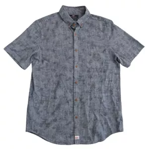 Vineyard Vines Mens Medium Murray Button Down Palm Tree Leaf Pattern Shirt - Picture 1 of 12
