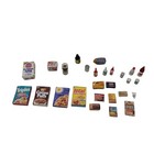 Vtg Lot of 27 Miniature Food Groceries Playset Dollhouse Accessories Oaker 7up