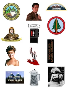 Twin Peaks TV Sticker Pack - Picture 1 of 1
