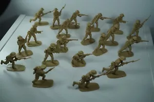 Vintage Airfix Soldiers 1974 1/32 British 8th Army Desert Rats battle unit Set - Picture 1 of 8