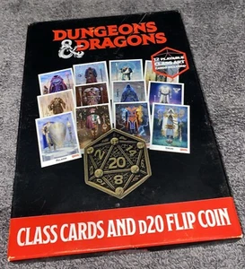 Tarjetas y monedas clásicas de Dungeons & Dragons D20 - Imagen 1 de 2