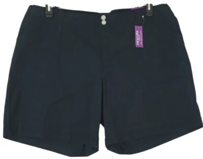 Lane Bryant ~ женщина размер 22 ~ черный средний подъем шорты эластичной новый с Ярлыками. - Изображение 1 из 4