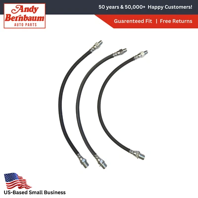 Juego de 3 mangueras de freno delanteras traseras para camioneta Plymouth Dodge Fargo 1935-1947 Foto 1 de 4