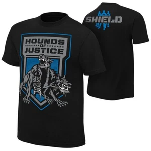 Shield Retro XXL T-Shirt NIB WWE Authentic 2X Rollins Reigns Ambrose Moxley DS - Picture 1 of 5