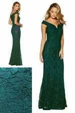 quiz bottle green cross strap maxi dress