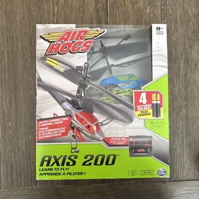 Sealed Spin Master Air Hogs Axis 200 R/C Helicopter, Beginner Advanced Modes 8+ - Image 1 of 4