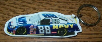 MARK MCFARLAND #88 NAVY DALE EARNHARDT JR CAR WINCRAFT KEY CHAIN BRAND NEW!!!!! - Image 1 of 2