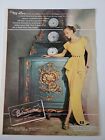 1946 women's Ted Shore evening gown Stonecutter fabric vintage clothing ad