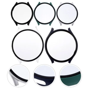 5pcs Watch Screen Protector Tempered Glass Screen Hard PC Bumper Case - Picture 1 of 12