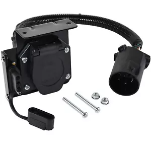 7 Way Trailer Connector Vehicle to Trailer Plug For Ford 10-14 F-150 Factory Tow - Bild 1 von 4
