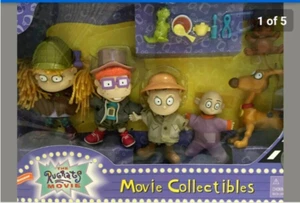 Figurine Nickelodeon The Rugrats Movie Collectibles Mattel 5 bambole 1998 nuove con scatola rare - Foto 1 di 5