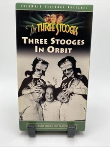 Vintage The Three Stooges in Orbit (VHS, 1995) 1962 Comedy Classic EC! - Picture 1 of 11