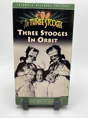 Vintage The Three Stooges in Orbit (VHS, 1995) 1962 Comedy Classic EC! - Image 1 of 4